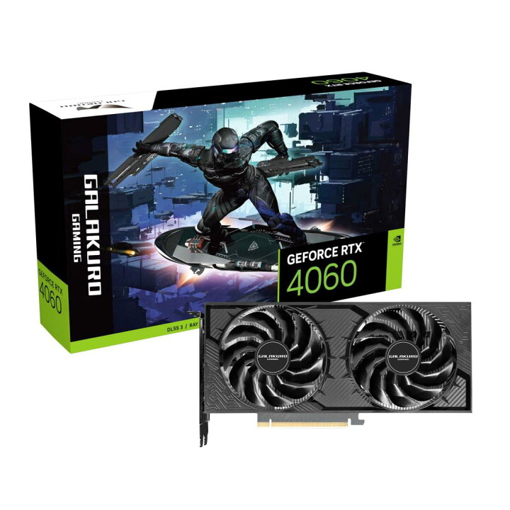 楽天市場】玄人志向 NVIDIA Geforce RTX4060 搭載 グラフィックボード 