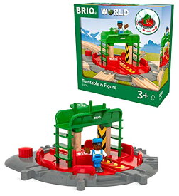 BRIO (ブリオ) WORLD フィギュア付ターンテーブル (電車 おもちゃ 木製 レール) 33476