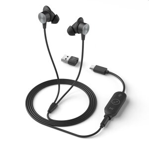 WN[ L 3.5mm / USB Cz mCYLZO }CNt Zone Wired Earbuds ZONEWEBUC Zoom Skype Mircosoft Teams Ή USB-C Mac PC p\R wbhtH wbhz