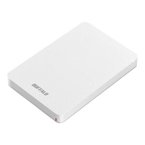 BUFFALO USB3.1(Gen.1)�Ή� �ϏՌ��|�[�^�u��HDD 1TB �z���C�g HD-PGF1.0U3-WHA