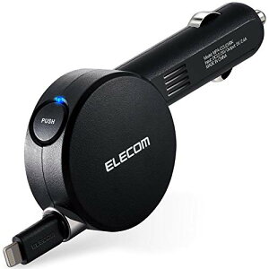 �G���R�� �J�[�`���[�W���[ �V�K�[�\�P�b�g 12W Lightning�P�[�u����� ���C�g�j���O 90cm �y iPhone 13 / 12 / SE (��2����) �Ή� �z �u���b�N MPA-CCL03BK