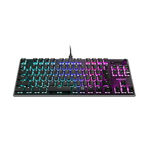 ROCCAT Vulcan TKL �R���p�N�g���J�j�J�� RGB USB �Q�[�~���O�L�[�{�[�h JP ���{��z�񃂃f�� �É� ���j�A(�Ԏ�����) �e���L�[���X �������K�i �h�C�c�f�U�C�� ROC-12-285