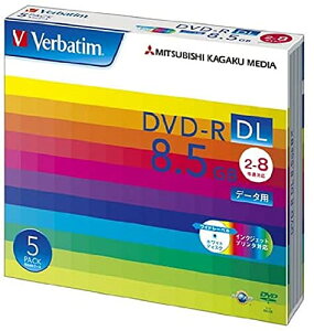 Verbatim o[xC^ 1L^p DVD-R DL 8.5GB 5 zCgv^u Ж2w 2-8{ DHR85HP5V1