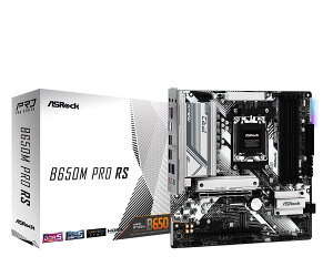 ASRock }U[{[h B650M Pro RS AMD Ryzen 7000 V[Y CPUΉ (Soket AM5) B650 Micro ATX }U[{[h