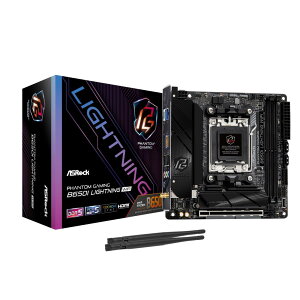 ASRock }U[{[h B650I Lightning WiFi AMD Ryzen 7000 V[Y CPUΉ (Soket AM5) B650 Mini-ITX }U[{[h