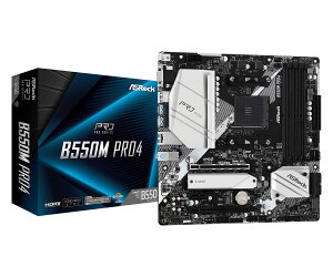 ASRock AMD Ryzen 5000V[Y(Soket AM4)Ή B550`bvZbg Micro ATX }U[{[h B550M Pro4