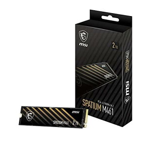 MSI SPATIUM M461 PCIe 4.0 NVMe M.2 2TB SSD S78-440Q550-P83 HD3931