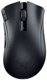 Razer DeathAdder V2 X HyperSpeed ゲーミングマウス 9ボタン 受賞歴を誇るエルゴノミクスデザイン HyperSpeed Wireless 最大 235 時間バッテリー持続 第 2 世代メカニカルマウススイッチ 14,000 DPI 5G オプティカルセンサー搭載 RZ01-04130100-R3