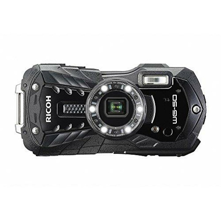 楽天市場】RICOH 防水デジタルカメラ RICOH WG-50 ブラック 防水14m耐