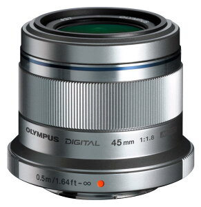 OLYMPUS �P�œ_�����Y M.ZUIKO DIGITAL 45mm F1.8 �V���o�[
