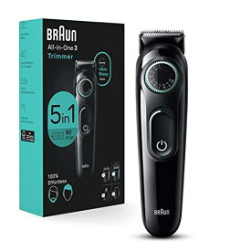ブラウン オールインワン スタイルキット シリーズ3 3450 5in1 トリマー ヒゲトリマー 耳鼻トリマー バリカン その他 超鋭い刃 長さ40段階で洗濯可能