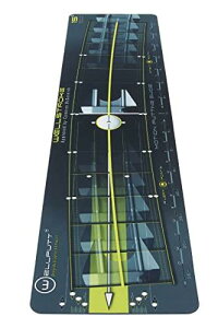 WELLSTROKE �E�F���X�g���[�N �p�^�[������� �X�g���[�N�e���v���[�g WELLPUTT �X�E�B���O�A�[�N15�x �t�����X�� ���{���K���ʕi �u���b�N/�C�G���[ 81 x 20 cm