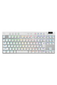 Logicool G PRO X TKL LIGHTSPEED CX Q[~OL[{[h eL[X GXXCb` ^N^C JjJ L[{[h Bluetooth É {z LIGHTSYNC RGB EP[u G-PKB-003WL-TCWH zC