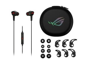 ASUS ROG Cetra II Core �C���C���[ �Q�[�~���O�w�b�h�z�� �t�̃V���R�����o�[(LSR��) �C�����C�� �}�C�N�t�� 3.5 mm �{�����[���R���g���[�� 18g PS5 PS4 Switch PC �X�}�[�g�t�H�� �C���z�� �w�b�h�z�� ��