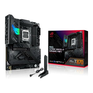 ASUS ROG STRIX X870-F GAMING WIFI AMD Ryzen 9000 V[Y AM5 Ή X870 `bvZbg ATX }U[{[h
