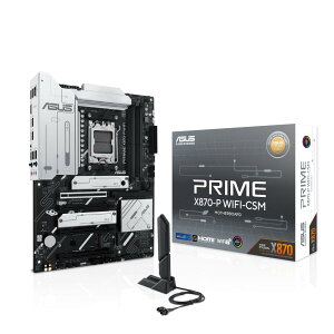 ASUS PRIME X870-P WIFI-CSM AMD Ryzen 9000 V[Y AM5 Ή X870 `bvZbg ATX }U[{[h