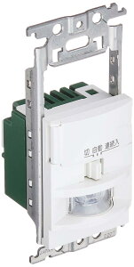 �p�i�\�j�b�N(Panasonic) �M���Z���T�t�����X�C�b�` �ǎ�t �R�X���V���[�Y ���C�h21 2�����E3�H�z���Ή� LED��p (���邳�Z���T�E�蓮�X�C�b�`�E�X�C�b�`�X�y�[�X�t) �z���C�g WTK18115WK
