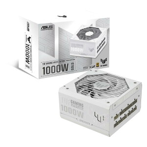 ASUS pc�d�����j�b�g 80 Plus Gold 1000W ATX TUF-GAMING-1000G-WHITE PCIE5.1 �t�����W�����[
