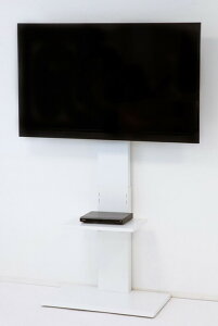 送料無料 壁掛け風テレビ台 ハイタイプ 壁寄せテレビスタンド 壁寄せテレビ台 テレビボード 壁面収納 32V型 60v 32インチ TVラック スチール おしゃれ 省スペース TVスタンド テレビラック ホワ