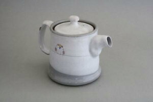 日本製 福丸 ポット(中) 400ml 急須 フクロウ柄 陶器 シンプル かわいい 梟 レトロ 和風 和モダン 和雑貨 国産 おしゃれ