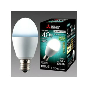 LED�d���@�sMILIE�@�~���C�G�t�@�S�����^�C�v�@���`�d���`�@40W�`�����@�S����480lm�@�����F�@LDA5N�|G�|E17�^40�^D�^S
