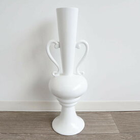送料無料 個性的で上品なデザイン フラワーベース 花瓶 ホワイト 花器 花びん おしゃれ アンティーク ギフト 引っ越し祝い 贈り物