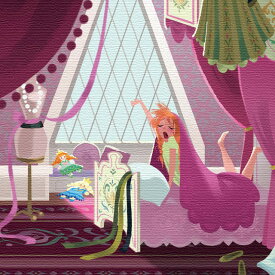 【アートデリ】アナと雪の女王のファブリックボード　ディズニープリンセス　Disney　アート Mサイズ（30cm×30cm） ウォールアート 壁掛け おしゃれ 北欧 モダン 新築祝い 開店祝い 結婚祝い お洒落 玄関 寝室 リビング 応接室