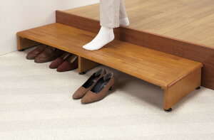 玄関台 木製 収納付き 玄関 踏み台 60cm幅 完成品 ステップ 玄関台 安全 段差 介護 高齢者 キッズ 子供 昇降台 介助