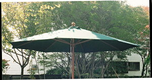 4.0mφ パラソル アンブレラ グリーン ベース別売り 日よけ 日除け ガーデンパラソル 屋外 庭 アウトドア カフェ おしゃれ