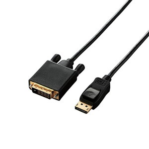 GR ϊP[u DisplayPort-DVI 1.0m ubN CAC-DPDVI10BK