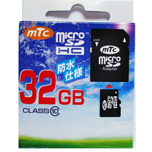 mtc microSDHC�J�[�h 32GB class10�@(PK) MT-MSD32GC10W (UHS-1�Ή�)