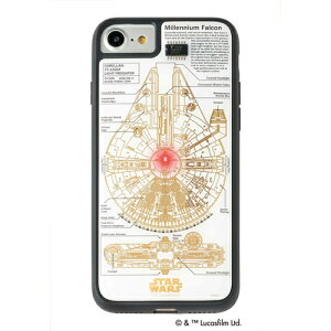STAR WARS X^[EEH[Y ObYRNV FLASH M-FALCON A[g iPhone 7/8P[X  F7/8W