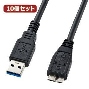 10Zbg TTvC USB3.0}CNP[u(A-MicroB)1m KU30-AMC10BK KU30-AMC10BKX10