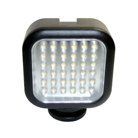 LPL LEDライト VL-GX360 電池式 カメラ用ライト 撮影用照明 カメラ用照明 カメラライト カメラ照明 軽量・コンパクトのためカメラに直接取付けても違和感なく使える 補助光