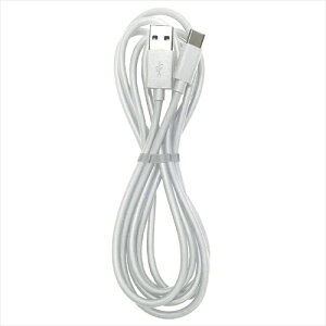 20�Z�b�g Lazos USB - Type C 5A �P�[�u���@�z���C�g�@2m L-TC5-WH2X20