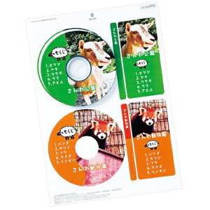 【5個セット】 サンワサプライ インクジェットDVD・CDラベル(マット) LB-CDRJPNX5
