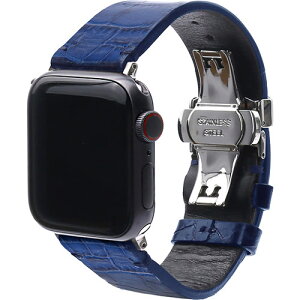 Abbi SIGNATURE LIPARI �C�^���A�����U�[�o���h for Apple Watch 49/45/44/42mm �l�C�r�[ ABS26142AW