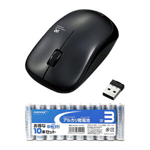 �G���R�� ����IR�}�E�X(3�{�^��) + �A���J�����d�r �P3�`10�{�p�b�N�Z�b�g M-IR07DRBK+HDLR6/1.5V10P