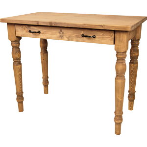 パソコンデスク 幅90cm 木製 引き出し 収納 机 勉強机 学習机 作業机 仕事机 PCデスク 作業デスク ワークデスク 作業台 つくえ テーブル シンプル アンティーク 北欧 西海岸 フレンチカントリ