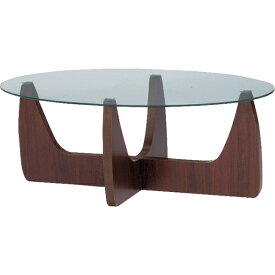 センターテーブル 幅105cm オーバルテーブル ガラステーブル だ円形 楕円形 ローテーブル リビングテーブル コーヒーテーブル カフェテーブル 机 つくえ 作業台 モダン 北欧 西海岸 おしゃれ かわいい
