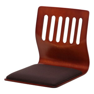 送料無料 2個入り 和座いすクッション付き 和座椅子 あぐら 一人掛け 1人掛け 旅館 和室 飲食店 正座 肘なし 背もたれ 座敷 曲げ木 コンパクト おしゃれ ブラウン