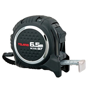 メジャー G7ロック25 6.5m 巻尺 巻き尺 ストロングテープ フックガードバンパー ストラップ付 Tajima 職人 現場作業 日曜大工 DIY