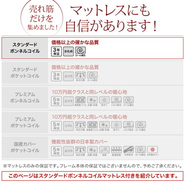 送料無料レザーベッド高級レザー使用フレームマットレス付きダブルベッド流線型ベッドダブルサイズデザイナーズベッドウッドスプリングベッド【スタンダードボンネルコイルマットレス付き】モダンデザインサイドフレームヘッドボードクッションPUレザーホテル