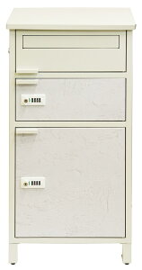 宅配ボックス付ポスト 宅配2段タイプ 漆喰風 郵便ポスト 郵便受け ポスト一体型 宅配ポスト メールボックス 宅配BOX 一戸建て用 自立式 スタンドタイプ 置き型 屋外 新聞受け グレー グレー