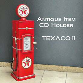 アメ雑 ガスポンプ CDホルダー TEXACO 2 アメリカン雑貨 レトロ雑貨 DVD CD収納 CDラック 収納ラック おしゃれ ディスプレイ
