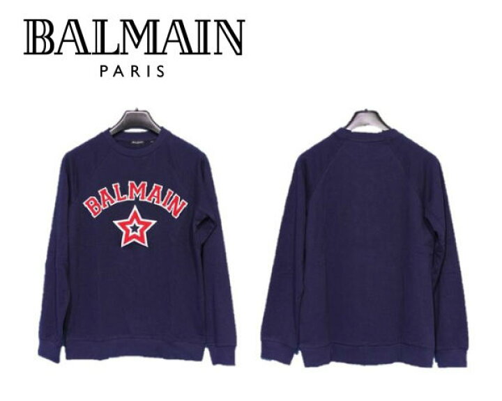 楽天市場】BALMAIN バルマン メンズ スウェット トレーナー 340 長袖 