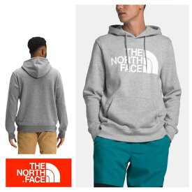 ノースフェイス パーカー トレーナー 長袖 ハーフドーム アウトドア THE NORTH FACE NF0A4M4B ロゴ メンズ ブランド 裏起毛 グレー