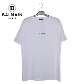 バルマン Tシャツ 半袖 メンズ ブランド ロゴ 大特価 セール SALE バルマン 12646 BALMAIN PARIS 白 Tシャツ