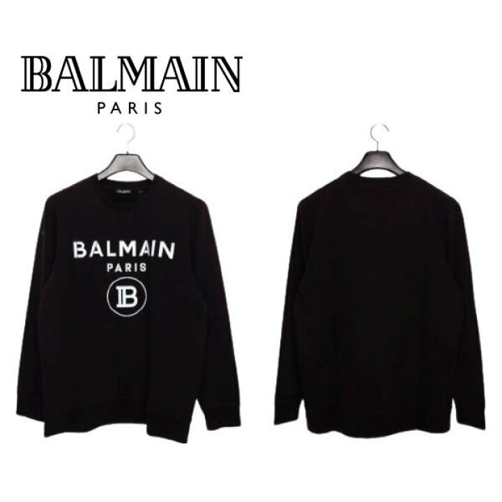 楽天市場】BALMAIN バルマン メンズ スウェット トレーナー 8575 長袖  