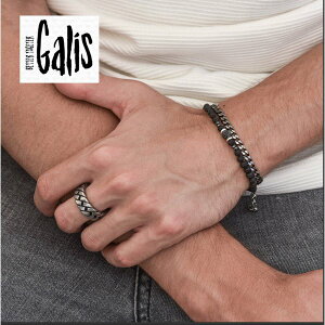 Galis Jewelry �K���X�W���G���[ MB131 �n���h���C�h �u���X���b�g �����Y �A�N�Z�T���[ �V���o�[ �u���b�N Dorian bracelet